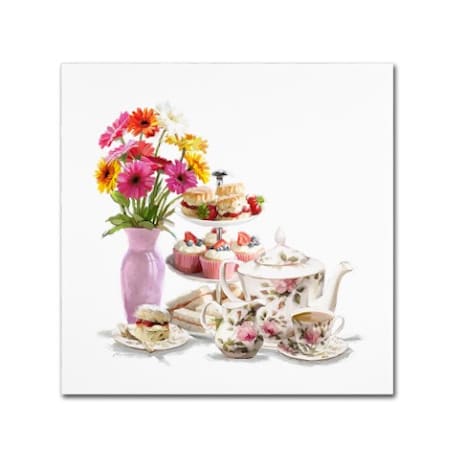 The Macneil Studio 'Cream Tea' Canvas Art,24x24